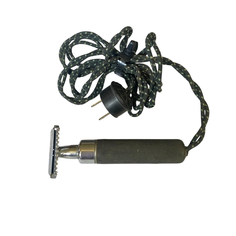 Vintage 1930s TARK Electric Safety Razor with Cord 30s World's Fair Rothschild
